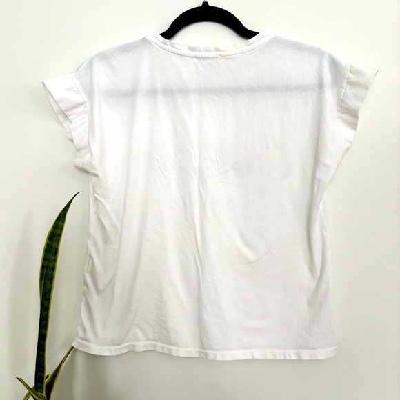Vic Bee “C'est La Vie Cherie” Ruffle Sleeve T-Shirt - Picture 5 of 6